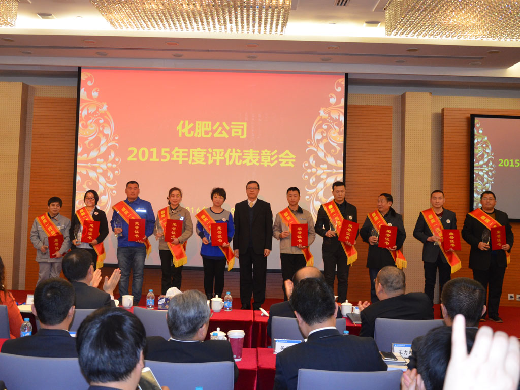 點擊查看大圖 中化化肥召開2016年工作會議